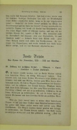 Zweite Periode. Von Cyrus bis Alexander, 555 - 333 vor Christus