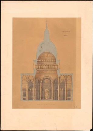 Berliner Dom: Querschnitt, 2. Fassung