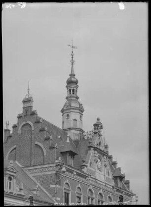 Dahlen, Rathaus, Dach mit Dachreiter