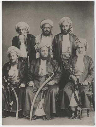 Said Bargasch und seine Minister. Sultan von Sansibar 1833 - 1888