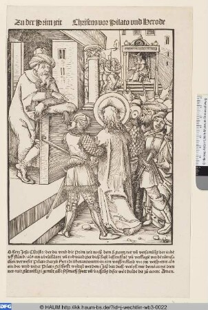 Christus vor Pilatus und Herodes