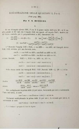 Dimostrazione delle quistioni 2, 3 e, 4.