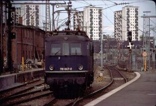 Stuttgart Hbf. Wartegruppe Vorortgleise Lok 118 047 Lz