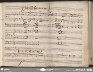 Aria: "Mio caro marchesino" in Bb-Dur