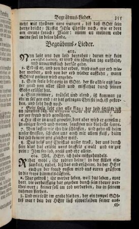 355-356, 15. Begraebniß-Lieder