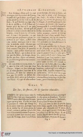Chap. V: Des lacs, des fleuves, & des fontaines admirables