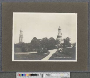 Die Wahrzeichen Hamburgs : Bismarckdenkmal und Micheliskirche