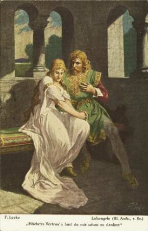 Lohengrin (III. Aufz., 2. Sz.) - „Höchstes Vertrau'n hast du mir schon zu danken“