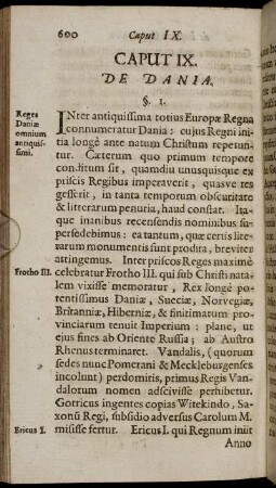 Caput IX. De Dania.