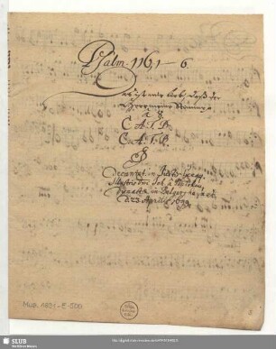 Stimmensatz [autograph]