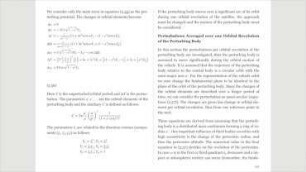 Other Perturbations