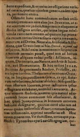 Sethi Calvisii, Musici, Chronologi & Mathematici, Thesavrvs Latini Sermonis : Ex Optimis Quibusque Latinitatis Autoribus Congestus, Et in locos communes secundum naturalem rerum seriem, digestus ; Cum Indice Triplici Quorum Primus Latinus ad rerum seriem, Alter Latinus & Tertius Germanicus ad ordinem alphabeticum digestus est