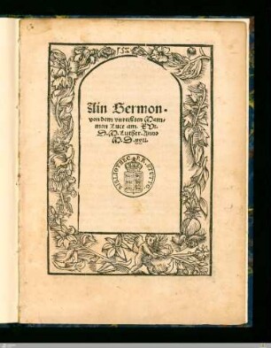 Ain Sermon von dem vnrechten Mammon : Luce am XVI.