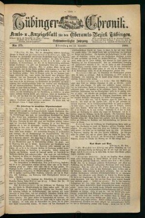 23. November (Nro. 275) - 28. November (Nro. 280)