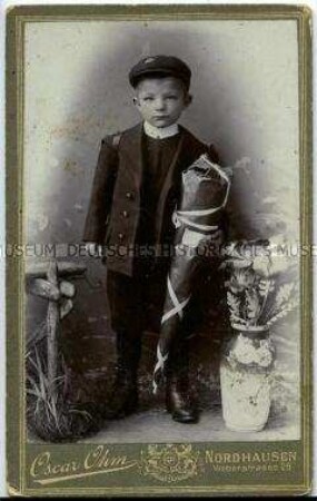 Erinnerungsfoto zur Einschulung, Carte de Visite