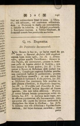 141-152, 17. Dogmatica