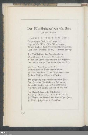 Der Wirtschaftshof von St. Afra