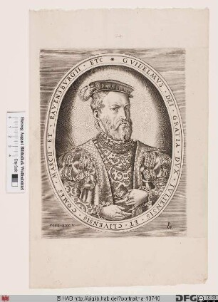 Bildnis Wilhelm V., Herzog von Jülich, Kleve u. Berg, Graf von der Mark u. Ravensberg (reg. 1539-92)