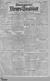 Stuttgarter neues Tagblatt : südwestdeutsche Handels- und Wirtschafts-Zeitung