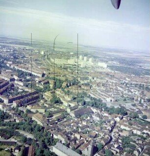 Erfurt-Johannesplatz : Blick von der Altstadt Richtung Norden