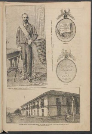 [Vista de] América Central - Costa Rica - Palacio Municipal de Alajuela. : (De fotografía remitida por el señor Bernabé Quiroz.)