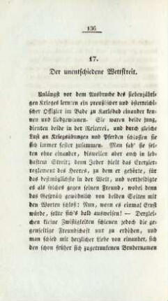 17. Der unentschiedene Wettstreit