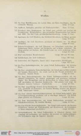 Waffen (Nr. 735-773)