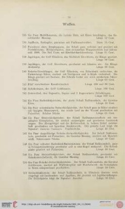 Waffen (Nr. 735-773)