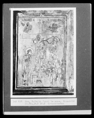 Porta Sacra: Kreuzabnahme (linker Flügel, Reihe 3, Tafel 2)