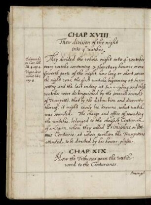 Chap. XIX. How the Tribunes gave the watch word to the Centuriones