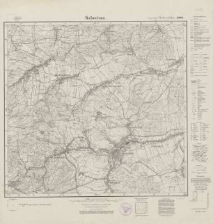5062 (alte Nr.: 2949) Bolkenhain, Meßtischblatt (4 cm - Karte)