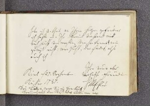 H. M. Ehlers. – Kiel, 27.09.1787