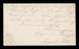 (Altona, 31.1.1851) Auguste Müller