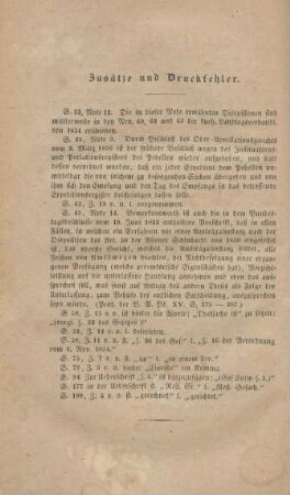 Zusätze und Druckfehler
