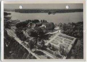 Neustettin, Binsenberg mit Schloß der pommerschen Herzöge am Streitzigsee
