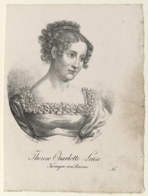 Bildnis der Therese Charlotte Luise, Königin von Baiern