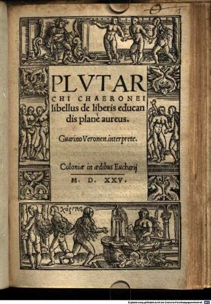 Libellus de liberis educandis aureus
