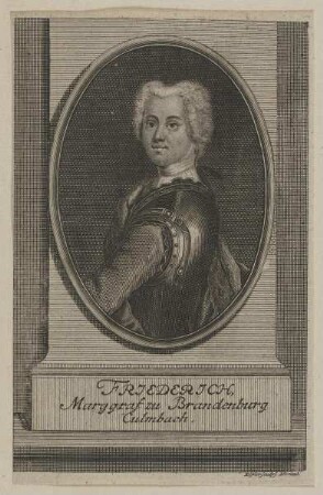 Bildnis des Markgrafen Friedrich von Brandenburg-Bayreuth