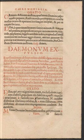 Daemonum Expulsio.