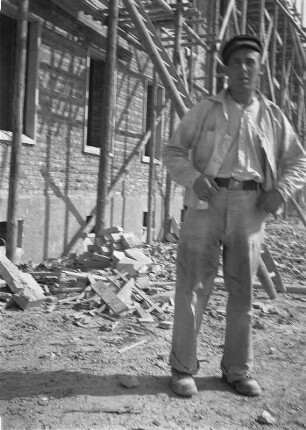 Arbeiter auf einer Baustelle