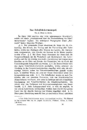 Schulbüchermonopol
