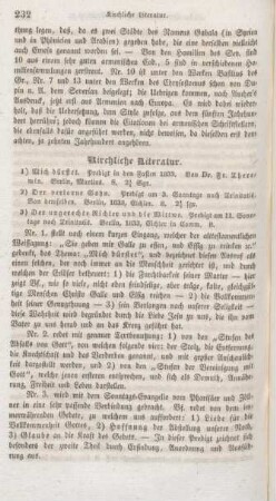 232-234 Kirchliche Literatur