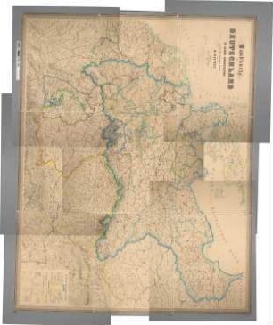 Wandkarte von Deutschland In Seiner Neugestaltung