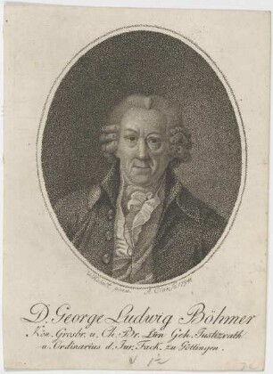 Bildnis des D. George Ludwig Böhmer