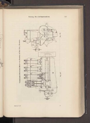 Vierzylinder-Petroleum-Motor von Boulton & Paul Ltd., Norwich.