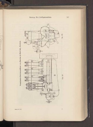 Vierzylinder-Petroleum-Motor von Boulton & Paul Ltd., Norwich.