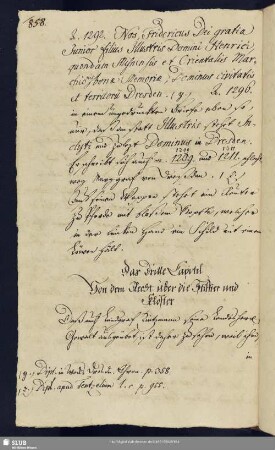 3. Capitel. Von dem Recht über die Stifter und Klöster