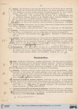 Handschriften (Nr. 818-821)