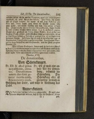 Titulus VII. De donationibus.