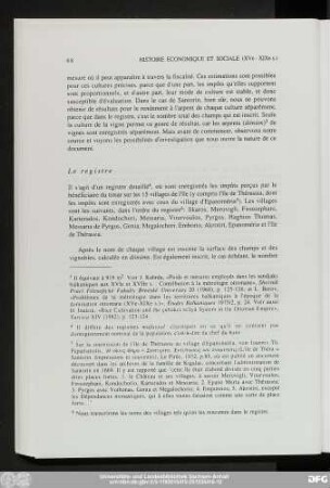 Le registre